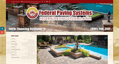 Desktop Screenshot of federalpavingsystems.com